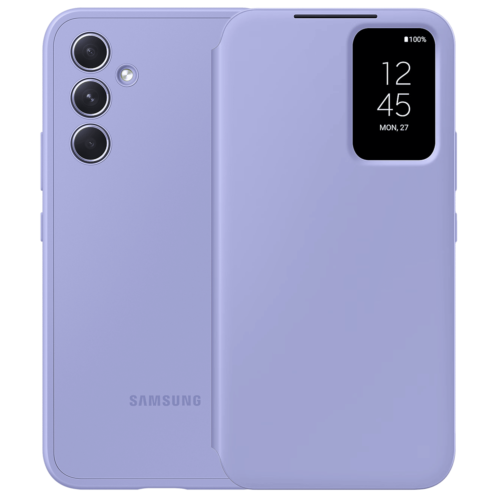 Buy Samsung Flip Case for Galaxy A54 (Smart View, Blueberry